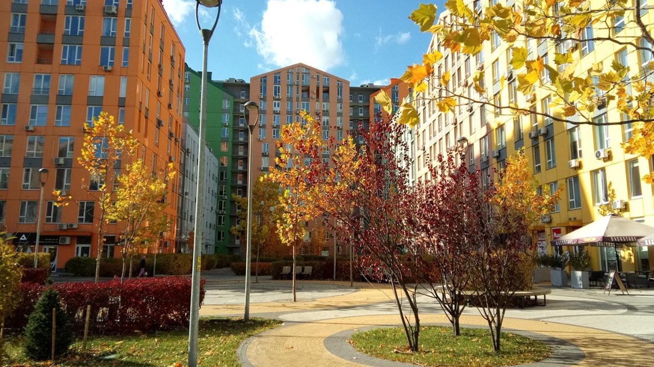 Georgeous Bright Studio In A Bright Residential Complex Comfort Town Кт-08 Kiev Dış mekan fotoğraf